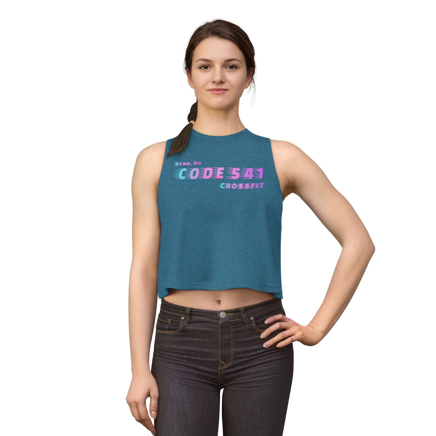 CODE 541 Gradient Women's Crop Tank