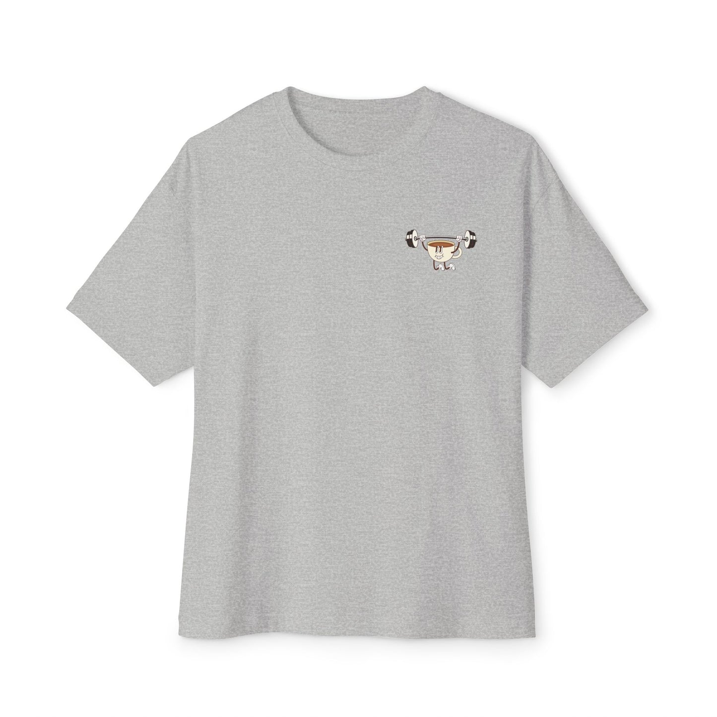 Coffee Beans & Power Cleans Oversized Tee