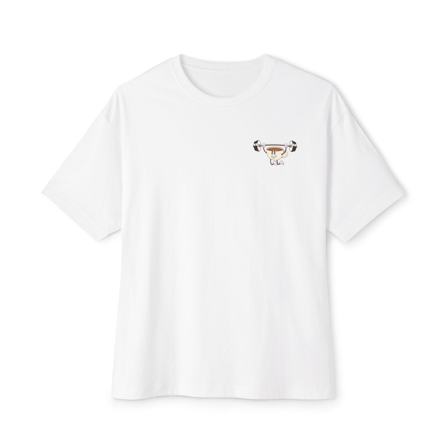 Coffee Beans & Power Cleans Oversized Tee