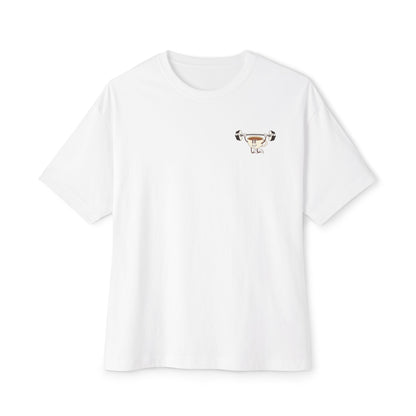 Coffee Beans & Power Cleans Oversized Tee