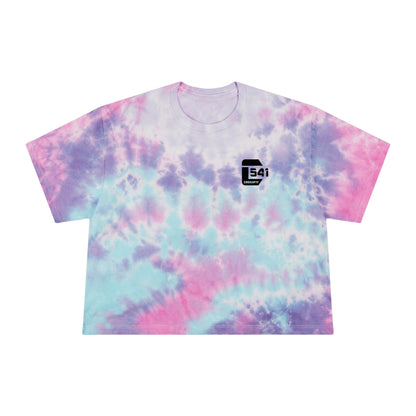 CODE 541 Tie-Dye Crop Skeleton Tee