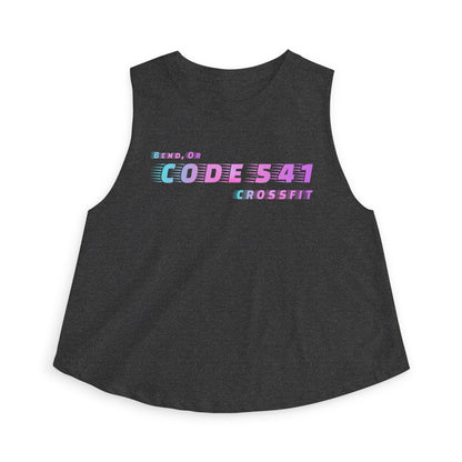 CODE 541 Gradient Dark Women's Crop Tank