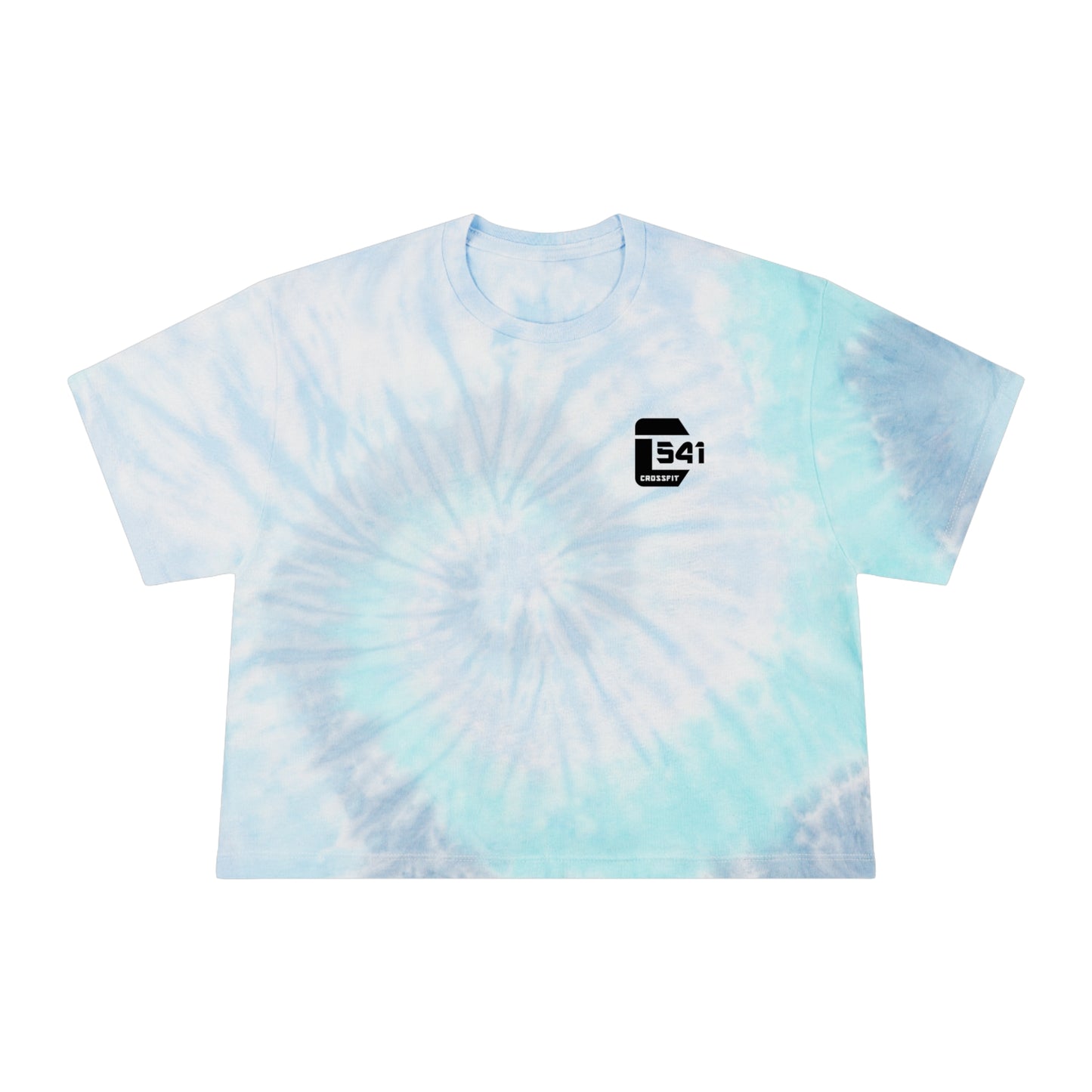 CODE 541 Tie-Dye Crop Skeleton Tee