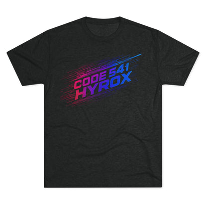 CODE 541 Hyrox  Retro Neon T‑Shirt