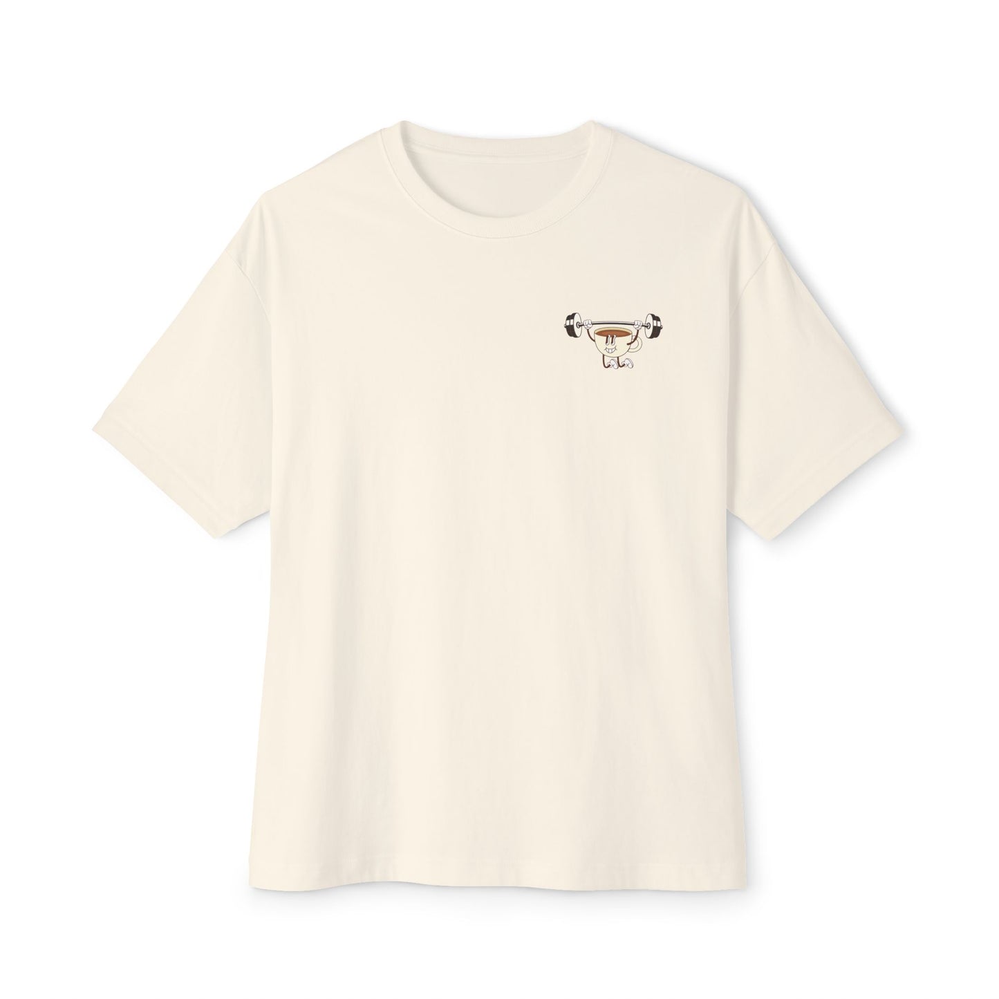 Coffee Beans & Power Cleans Oversized Tee